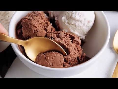 FOUR INGREDIENT Keto Ice Cream (Sugar Free Dessert!)