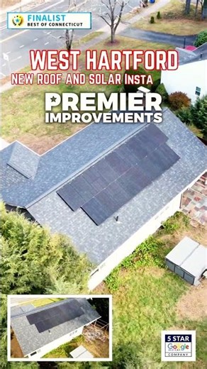 New Roof + Solar in West Hartford CT 🏠⚡ Owens Corning 50Yr Upgrade for Pearl #connecticutsolar