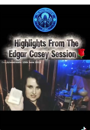 “Highlights from the Edgar Casey session”🌹🪽 Listening back to the Spiritbox session years ago where I attempted to contact Edgar Casey this is the first time I’ve really listened back to it and I can distinctly hear the name Edgar Casey being said. So I’m sharing some of those highlights from those videos that I’ve uploaded if you’re interested in watching the full session without any jump cuts to these parts feel free to watch them on this channel. Do you think I should attempt to contact aga