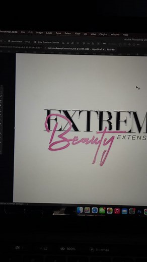 Logo Design Drafts for Hair Stylist Client | TaylorDesignedIt.com