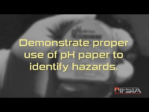 HazMat First Responders 5th - Demonstrate the Proper Use of pH Paper to Identify Hazards