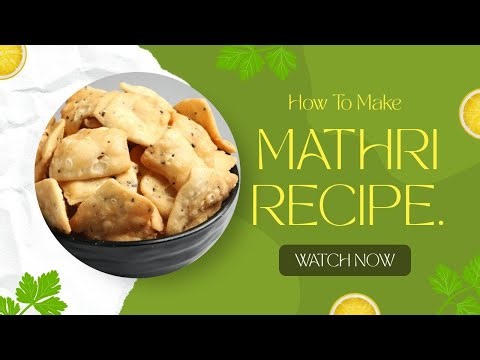 Mathri Recipe.