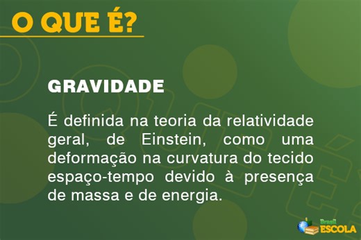 O que é gravidade? - Brasil Escola