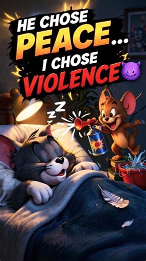When your friend sleeps peacefully but you're Jerry🐭 #funny #relatable #viral #comedy #tom Jerry