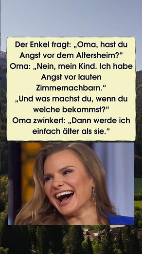 Omas Wunsch im Altersheim