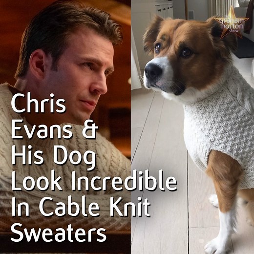 Fans of the film Knives Out are going crazy over Chris Evans' cable knit sweater but it seems that they're not the only ones who love these cuddly tops... | The Graham Norton Show