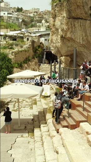 The Pool of Siloam in Ancient Jerusalem.