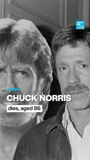 Action film star Chuck Norris dies, aged 86 • FRANCE 24 English