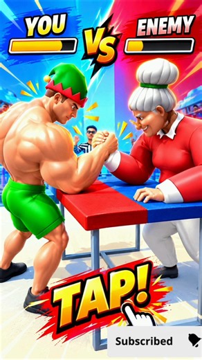 Muscle Rush Challenge 💪🔥 Can He Reach MAX Power? #shorts #trending #musclerushgameplay #viral #game
