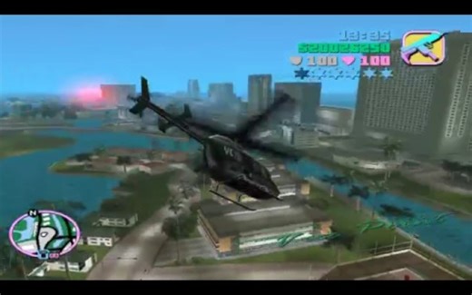 GTA Vice City Fully Controllable NPC Chopper