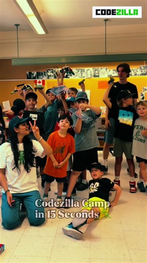 A sneak peek into one epic day at Codezilla! Robots, movie magic, laughter & learning- all in just 15 seconds. STEM creativity = Codezilla style 💡 #codezillakids #adayatcamp #campreel #kidscampfun #torontosummercamp #stemcamp #roboticsforkids #summercampvibes #moviemakingcamp #creativekids #funlearning #techcampforkids #codezillacamp #campmoments #kidswhocode #educationalcamp #futureinnovators #kidscampcanada #torontokidsactivities #campenergy #quicklook #youngcreators #stemlearningfun #codezil