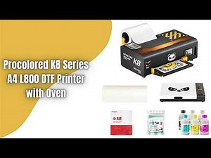Procolored K8 Series A4 L800 DTF Printer Review | Best T-Shirt Printing Machine with Oven?