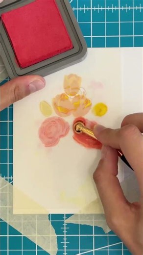 Floral Arrangement Inkblending Speedrun
