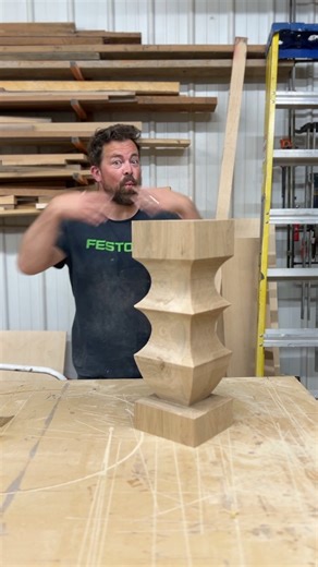 Building a pedestal table is by far my favorite! #build #woodworking #jeeuswasacarpenter | Clarkmanship