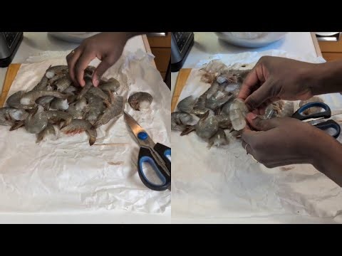 How to clean prawns, very easy steps for beginners