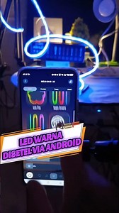 LED STRIP COLORS CAN BE SET ON ANDROID AND THE COLORS ARE BEAUTIFUL AND ATTRACTIVE