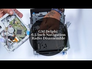 How to disassemble Chevrolet GMC Buick Delphi 6.5 Inch Navigation Radio for Repair