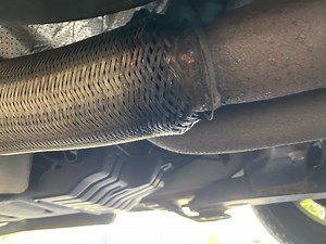 Bad flex connector in exhaust - replace whole Y Pipe?