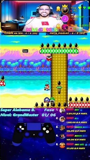 super Alabama Beach mouse level 01 #kaizo #mario #nostalgia #retrogaming