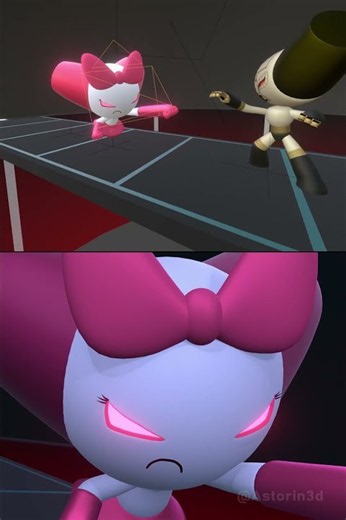 How I cheated the camera for the Robotgirl vs Protoboy fight scene