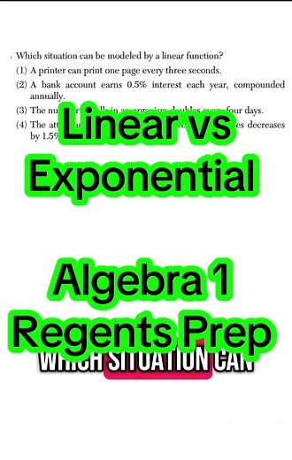 Understanding Linear vs Exponential Functions