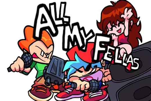 [FNF/神曲警告](优质COVER)ALL MY FELLAS FNF MIX