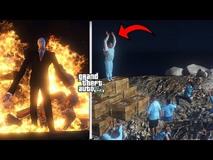 The Epsilon And Altruist Cult Summoned Slenderman in GTA 5! (Secret Mount Chiliad Ritual)