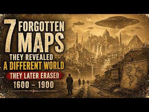 7 Forgotten Maps — They Revealed A Different World They Later Erased 1600 1900