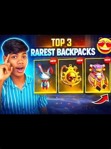 Top 3 Rare Backpacks in Garena Free Fire 😱 | 99% Players Ke Pass Nahi