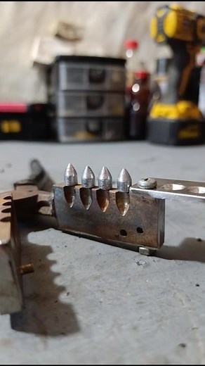 bullet making mold survival rifle #army #diy #viralvideo #hunting