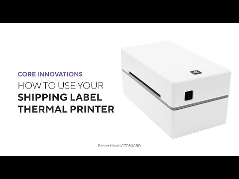 Core Innovations Shipping Label Thermal Printer Installation (CTP800BD)