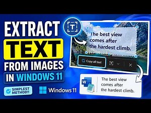 Extract Text from Images in Windows 11 [Simplest Method!!]