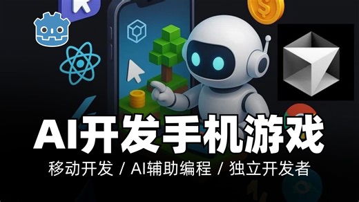使用AI与Cursor的移动游戏编程氛围式编码训练营｜移动开发 / AI辅助编程 / 独立开发者 / AI编程