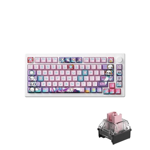 Akko 7th Anniversary MOD007 PC Kailh Sakura Pink Magnetic Switch for Laptop, Desktop