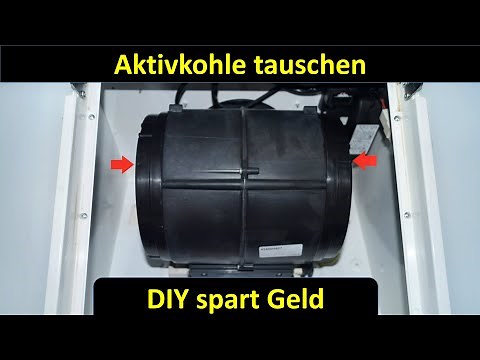 Dunstabzugshaube - Aktivkohle befüllen/tausch - cooker hood - refill/replace carbon - de / english