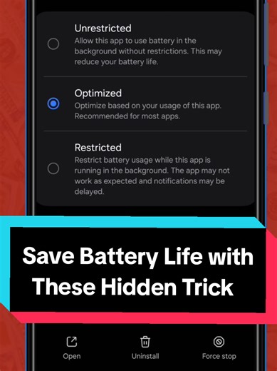 Save Battery Life with These Secret Tips 🔋 #battery #android #creatorsearchinsight #mullerapp #ethiopia #fyp