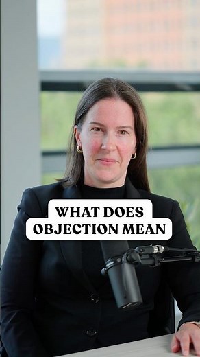 What Does “Objection” Mean?