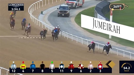 Another UAE Derby winner for 🇯🇵!𝐖𝐨𝐧𝐝𝐞𝐫 𝐃𝐞𝐚𝐧 takes control of the UAE Derby, sponsored by Jumeirahワールドデー | ドバイワールドカップナイト#DWC26 🏆