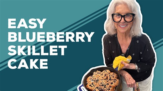 91K views · 1.8K reactions | Your guests will absolutely love you if you make 'em this Easy Blueberry Skillet Cake recipe, served up warm from the oven: https://www.pauladeen.com/recipe/easy-blueberry-skillet-cake/ | Paula Deen | Facebook