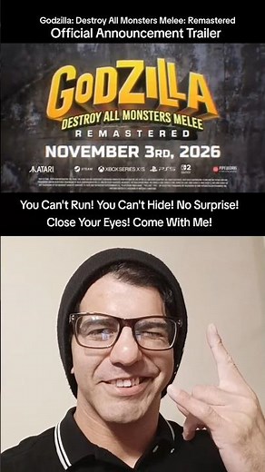 QUICK REACTION: Godzilla: Destroy All Monsters Melee: Remastered - Official Announcement Trailer