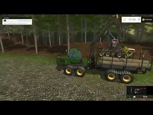 Farming Simulator 15 John Deere 1510E Forwarder