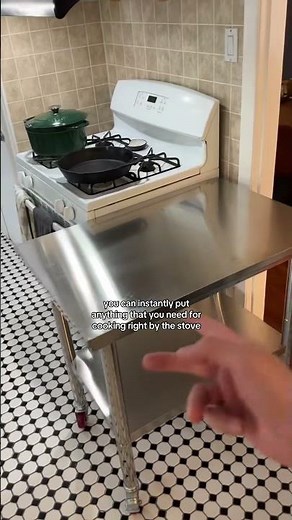 Affordable Stainless Steel Kitchen Island Cart for Extra Counterspace