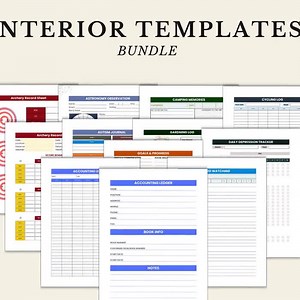 Design Proposal Template Bundle for Interior Designers | Presentation, FF&E Schedule and Templates for Projects - Etsy UK