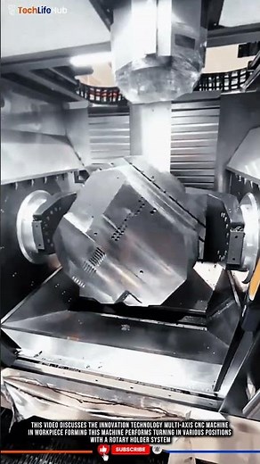 Innovation Technology Multi-Axis CNC: Automatic Multi-Position Precision Turning #tech