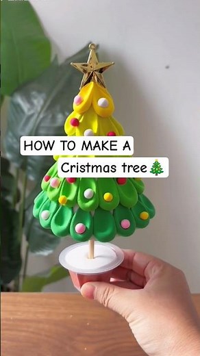 How to Make A cristmas tree #craft #cristmas #trending #shorts