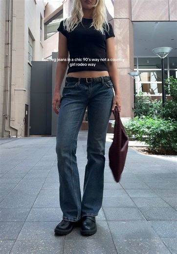 If the zip on the Jean isn’t 1cm, I don’t want it #chic #coolgirl #real #fashion #bootleg