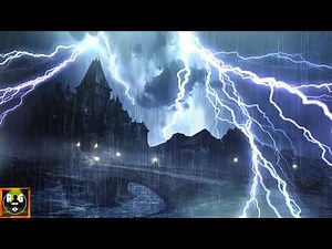 Extreme Thunderstorm Sounds with Pouring Rain, Intense Lightning Strikes and Mighty Thunder to Sleep