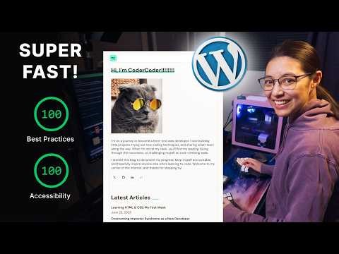 Build a WordPress blog that is super fast
