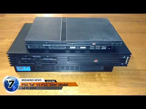 PS2 Comparison Review PS2 Fat SCPH30000 vs PS2 Slim 70000