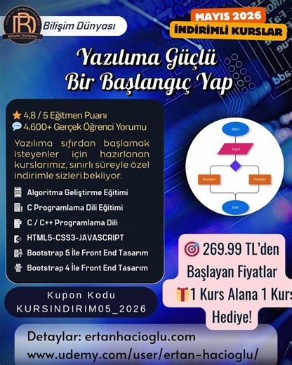 Yazılıma Nereden Başlamalı? 🚀 (Mayıs Ayına Özel Hediye Kurs!) #yazılım #kodlama #yazılımeğitimi